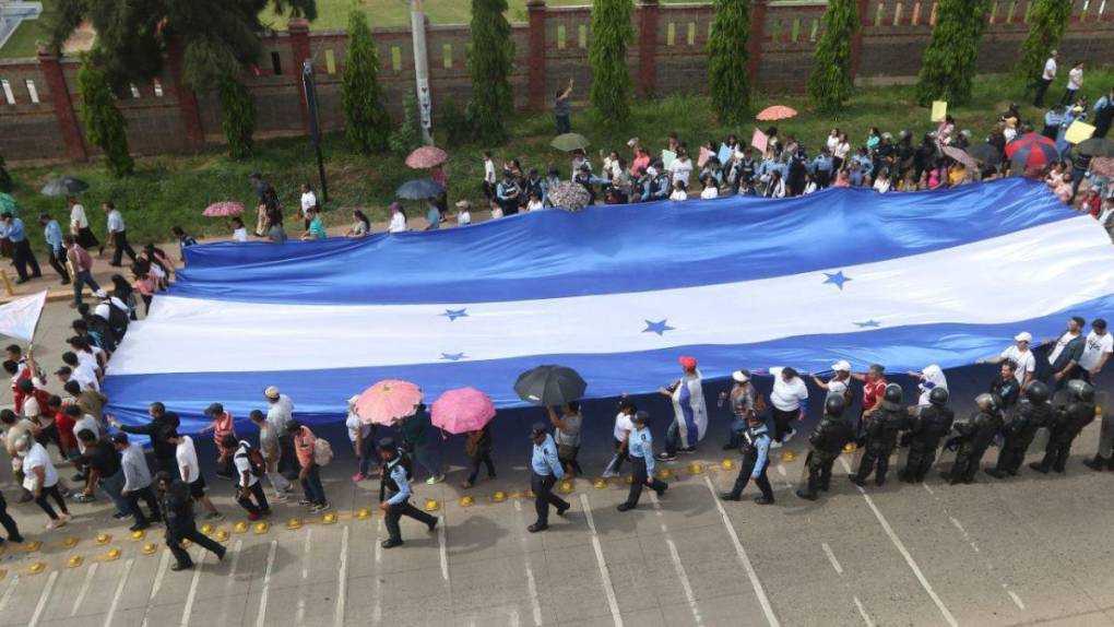 Masivas protestas contra ideología de género en Tegucigalpa y otros puntos de Honduras