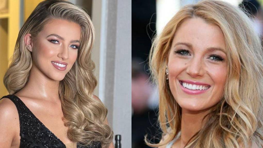 Las fotos que prueban el sorprendente parecido entre Miss Honduras y la actriz Blake Lively