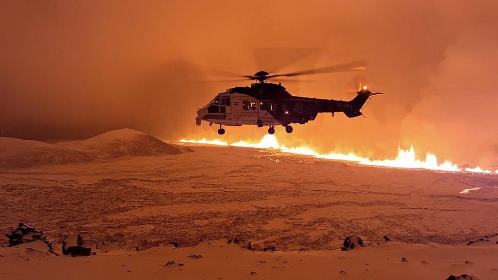 Las impactantes imágenes de la erupción del volcán en Islandia