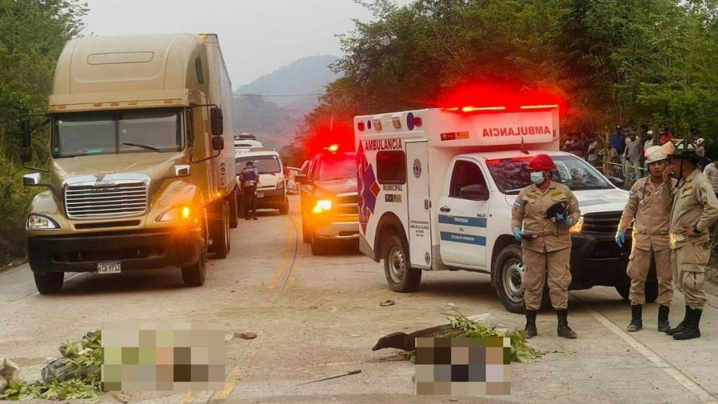 Lo que se sabe del accidente que dejó varios muertos en carretera de Copán