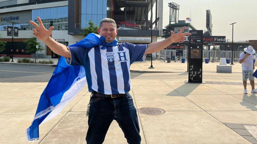 ¡Gran presencia catracha! El ambiente previo al Honduras vs Venezuela en Washington