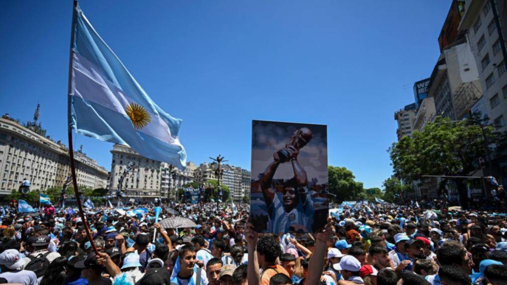 Mar albiceleste: locura total en Buenos Aires para festejar el campeonato del mundo de Argentina