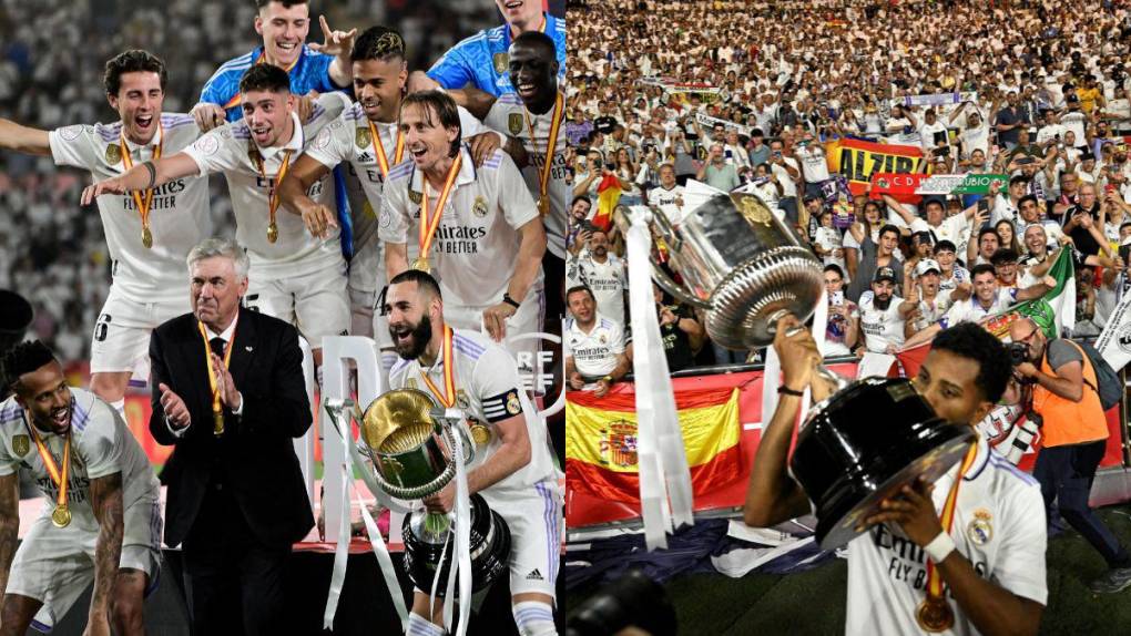 Nuevo título de Ancelotti, Rodrygo héroe y locura blanca: los festejos del Madrid tras conquistar la Copa