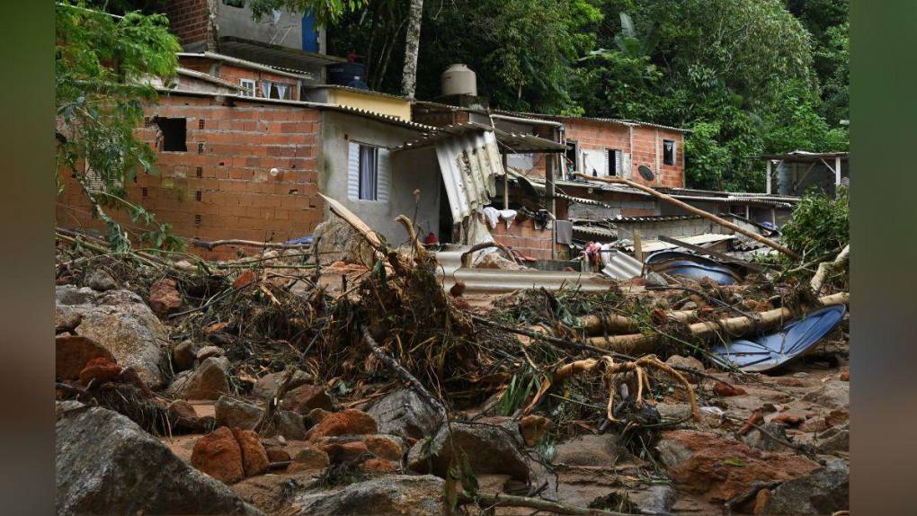 Las impactantes imágenes del temporal que azotó Brasil