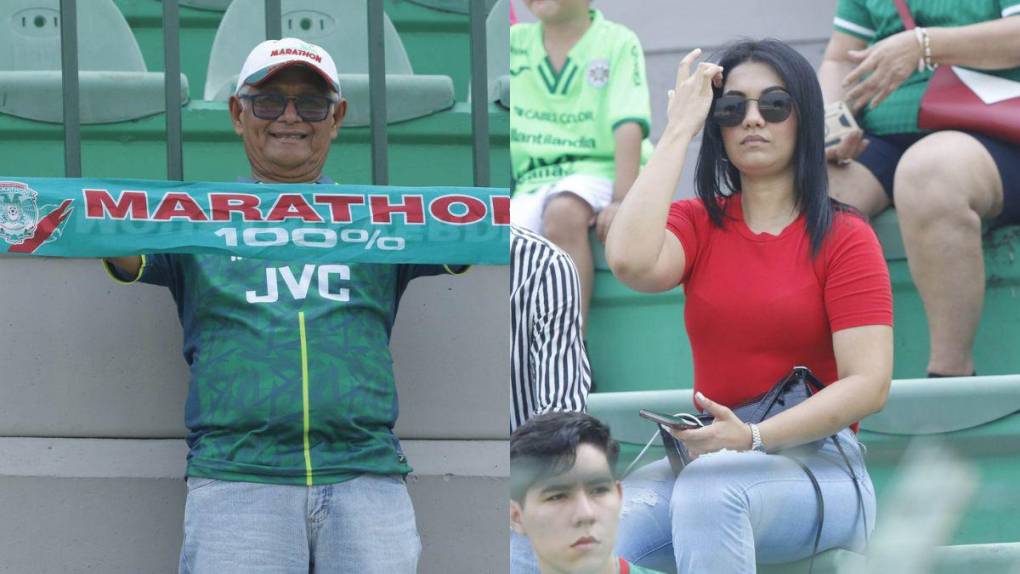 Pasión por el Monstruo y guapas aficionadas: gran ambiente en la semifinal Marathón vs Olimpia