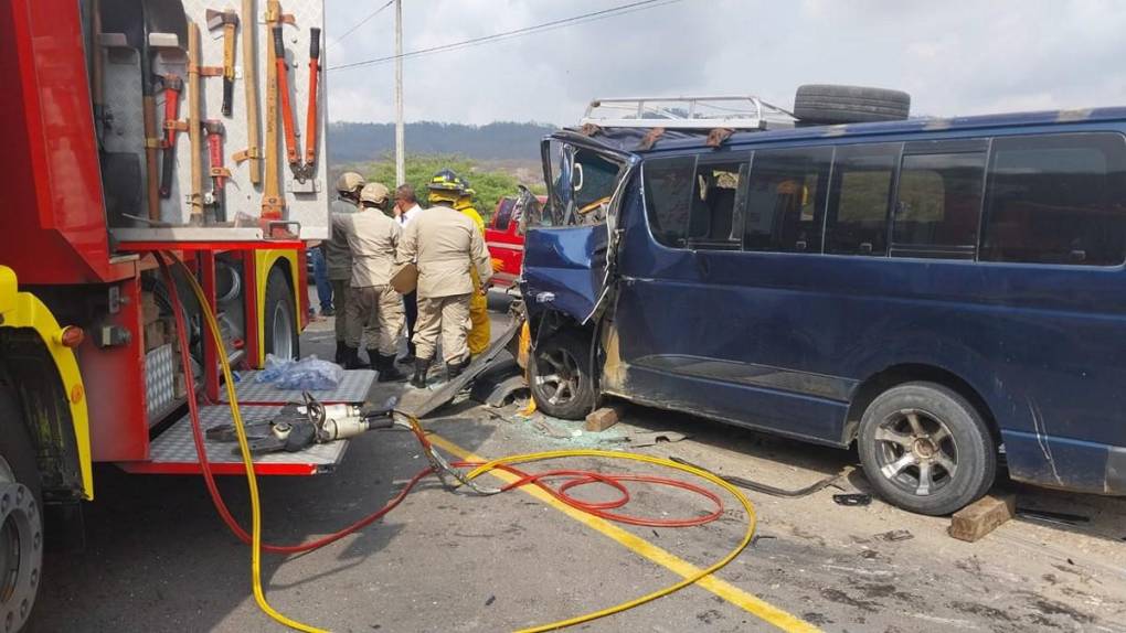 Fallido intento de rebasar provocó fatalidad en cuesta La India, carretera a Olancho