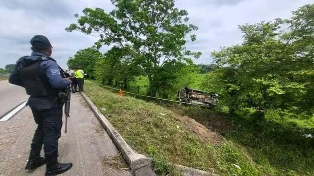 Así fue el fuerte accidente que segó la vida de cuatro hondureños en Tabasco, México