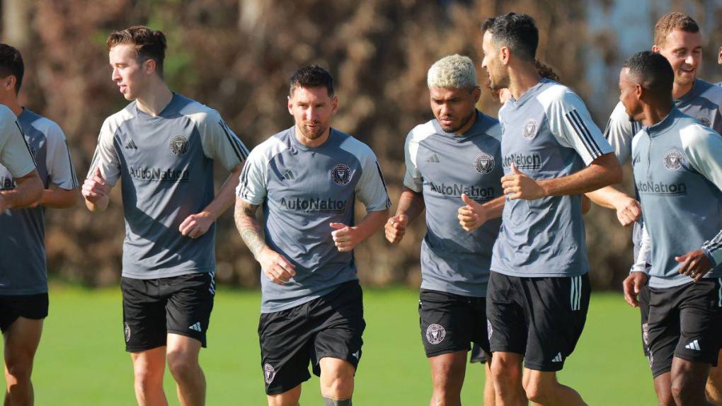 ¡Con pasillo incluido! Así fue el primer entrenamiento de Messi con el Inter Miami