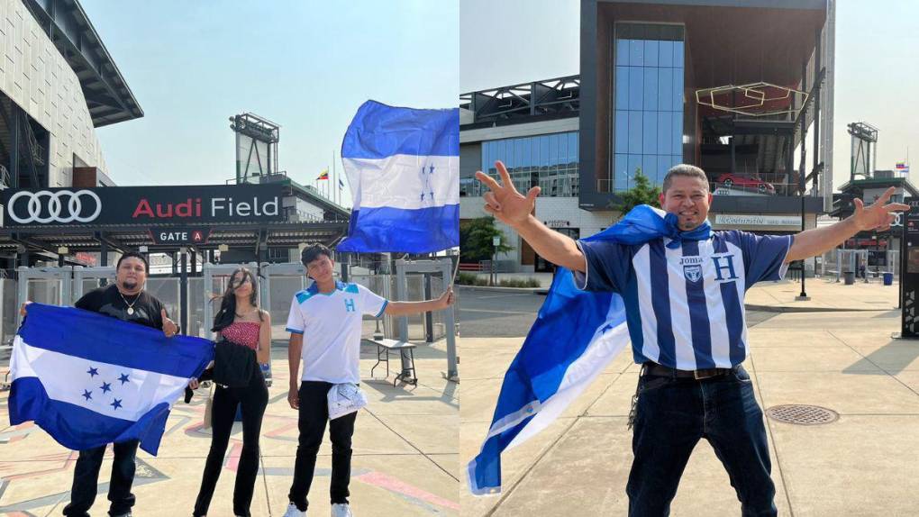 ¡Gran presencia catracha! El ambiente previo al Honduras vs Venezuela en Washington