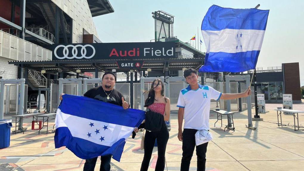 ¡Gran presencia catracha! El ambiente previo al Honduras vs Venezuela en Washington