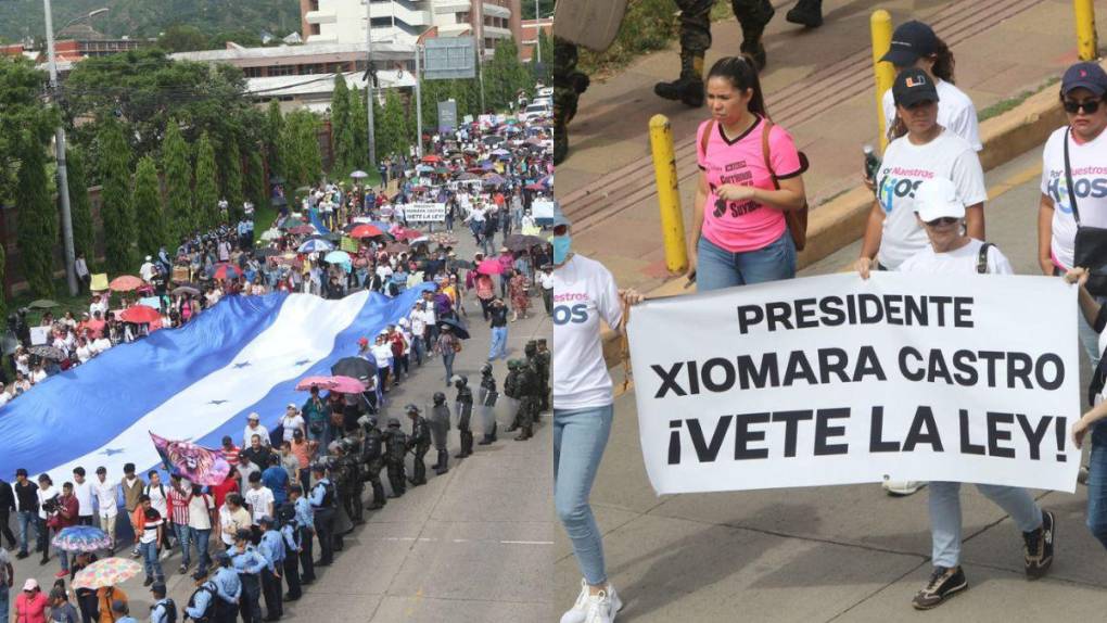 Masivas protestas contra ideología de género en Tegucigalpa y otros puntos de Honduras