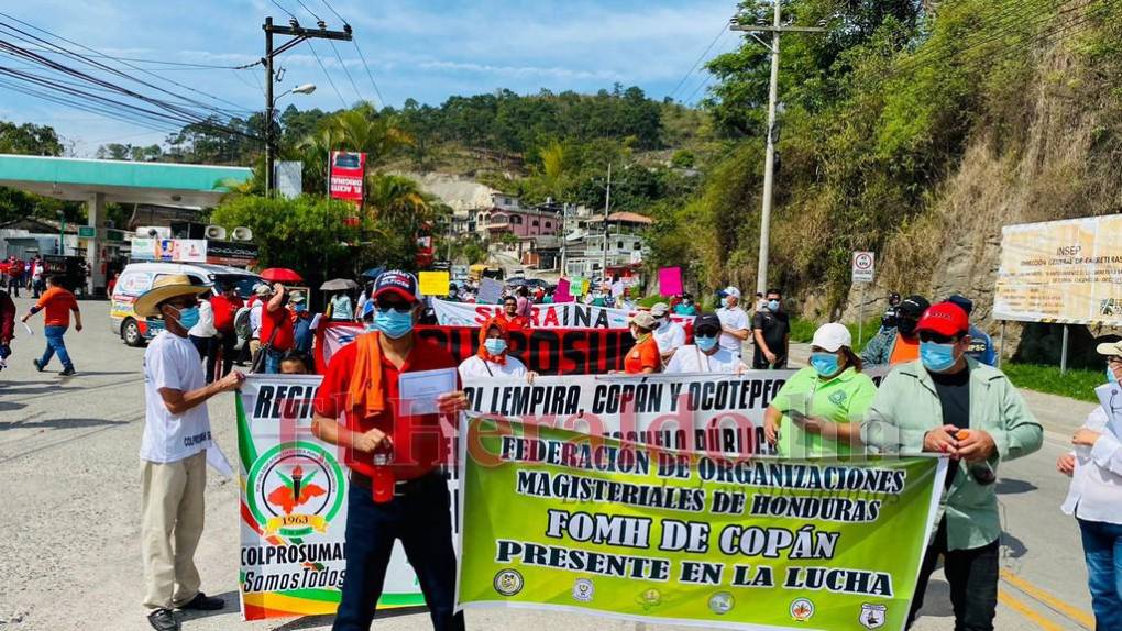 Día del Trabajador 2022: imágenes de las marchas del 1 de mayo en Honduras