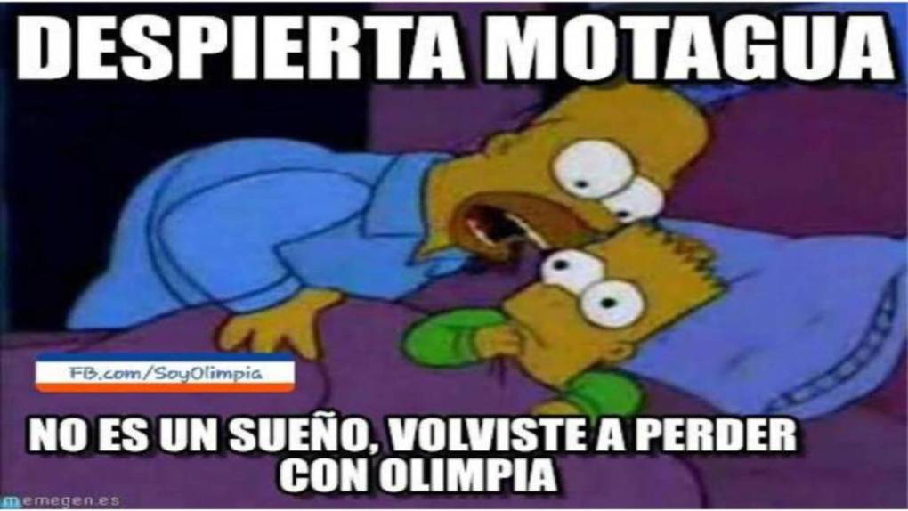 Los mejores memes que dejó el triunfo de Olimpia sobre Motagua