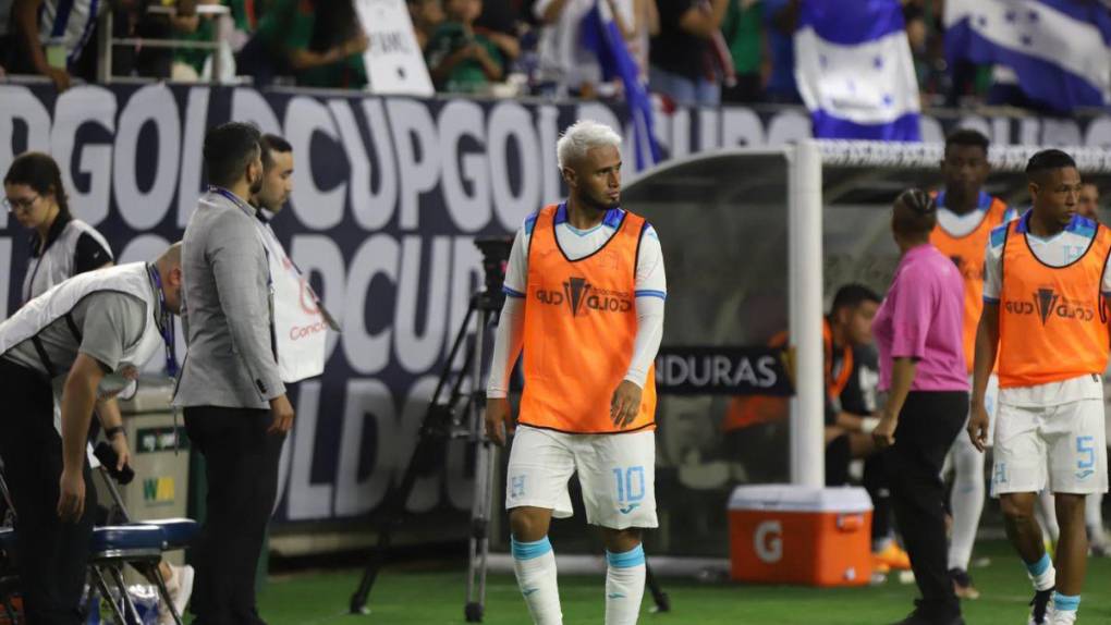 Tristeza y decepción: los rostros de los jugadores de Honduras tras caer ante México en la Copa Oro 2023