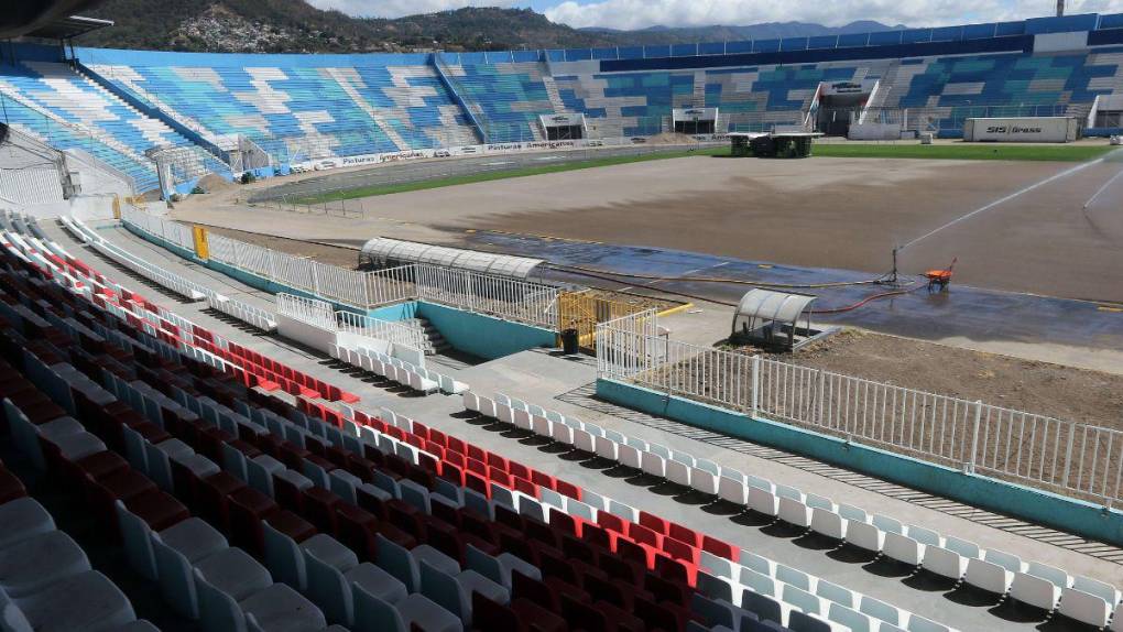 Cambio de grama, nuevas butacas y otras mejoras en el Estadio Nacional