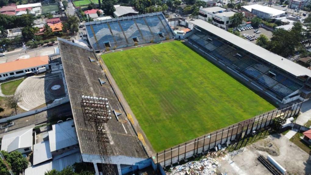 Estadio Morazán está en pésimas condiciones pese a millonaria inversión