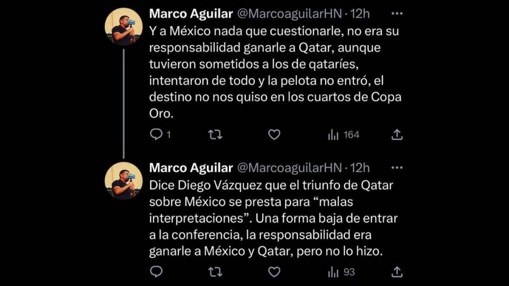 Prensa deportiva atiza contra Diego Vázquez por poner en duda la victoria de Qatar sobre México