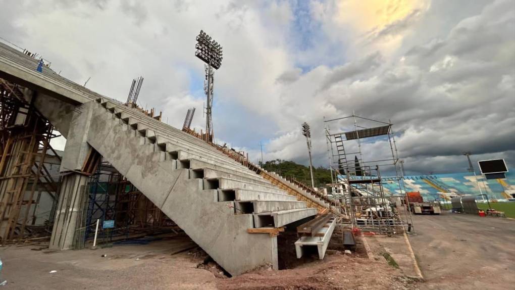 FOTOS: Así luce el Estadio Nacional con las primeras graderías instaladas ¡Hay avances!