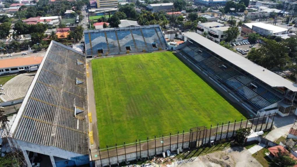 Estadio Morazán está en pésimas condiciones pese a millonaria inversión