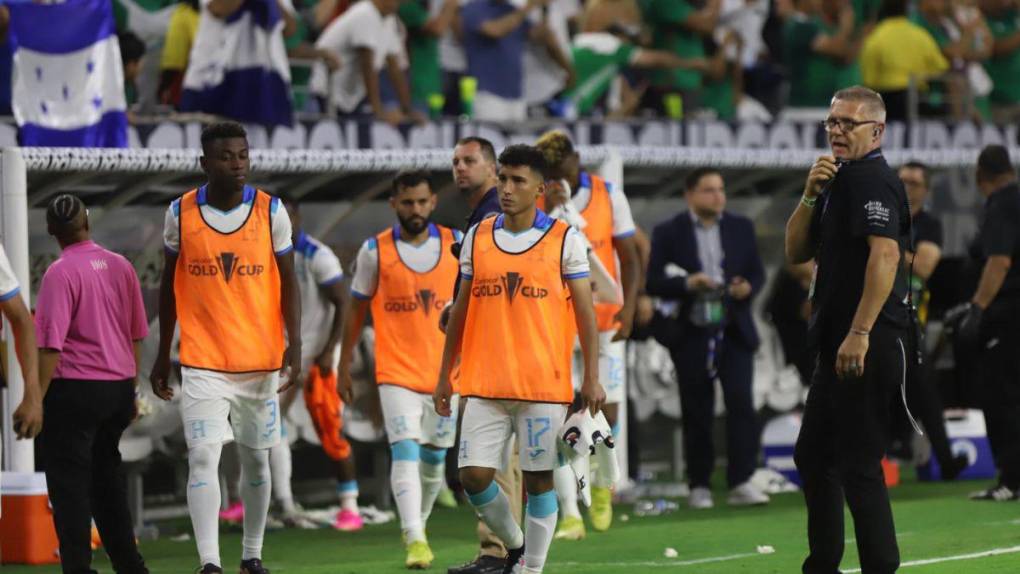 Tristeza y decepción: los rostros de los jugadores de Honduras tras caer ante México en la Copa Oro 2023