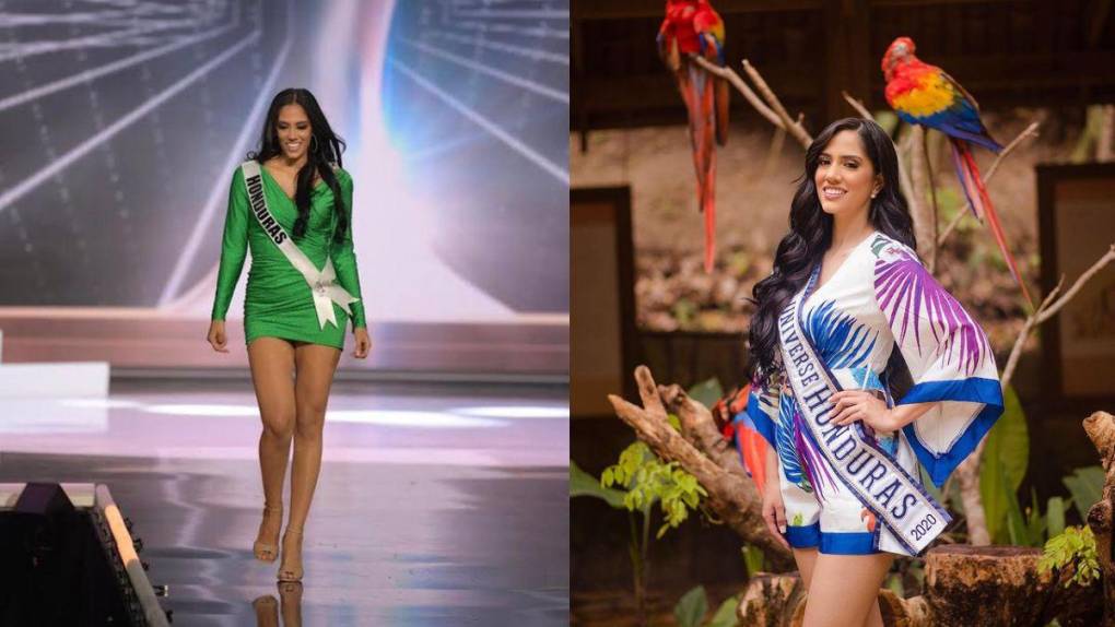 ¿En qué lugares han quedado las Miss Honduras en el certamen Miss Universo en los últimos cinco años?