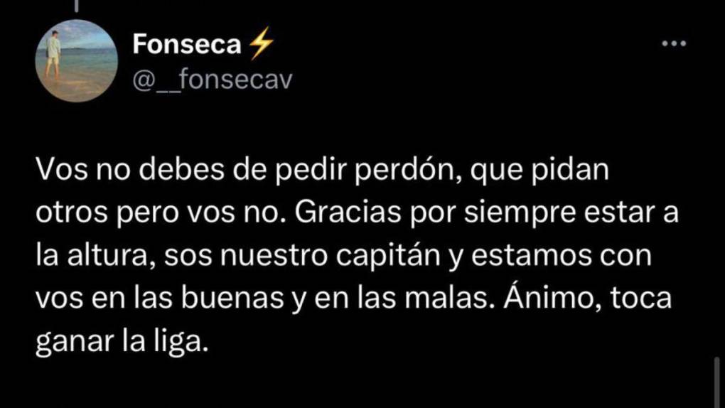 “Gracias y perdón”: Rougier se disculpa en las redes sociales tras la derrota de Motagua ante Tigres