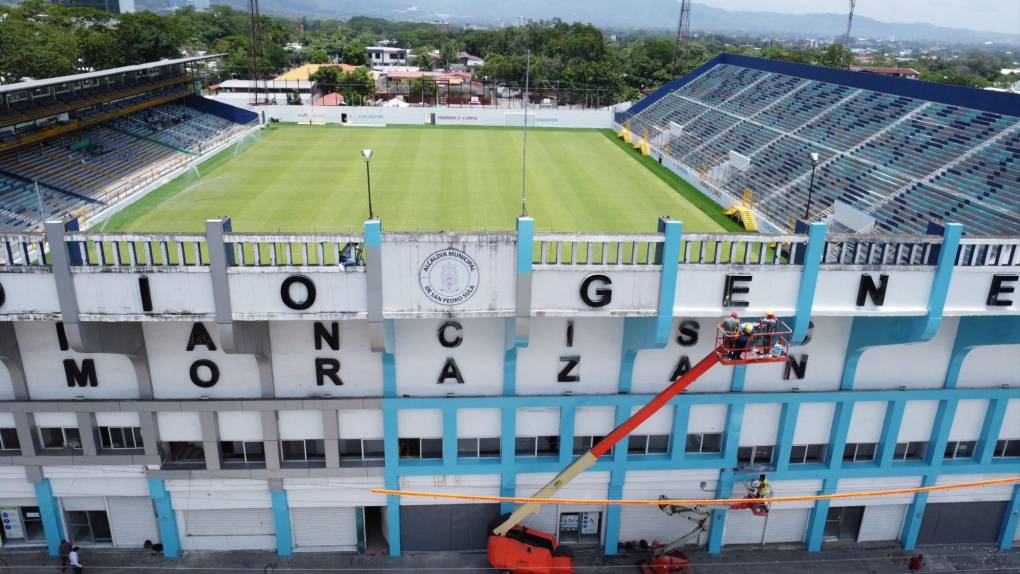 Así luce el estadio Francisco Morazán tras remodelaciones y Moncada manda advertencia