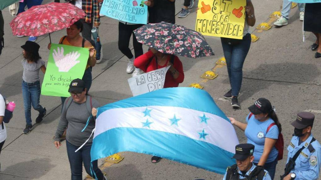 Masivas protestas contra ideología de género en Tegucigalpa y otros puntos de Honduras