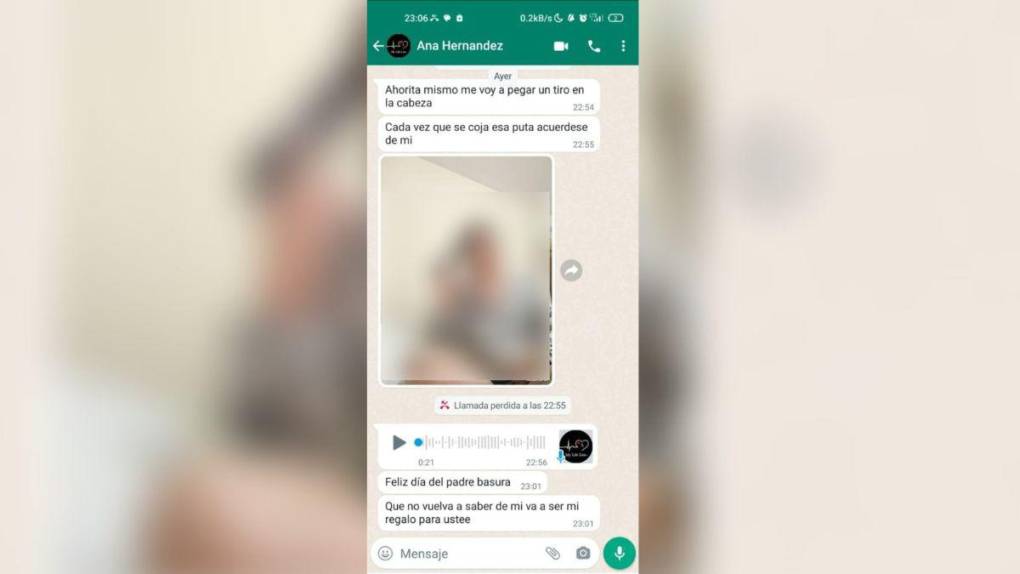 Hora de los mensajes de Ana Hernández no coincide con la hora en la que se reportó su muerte