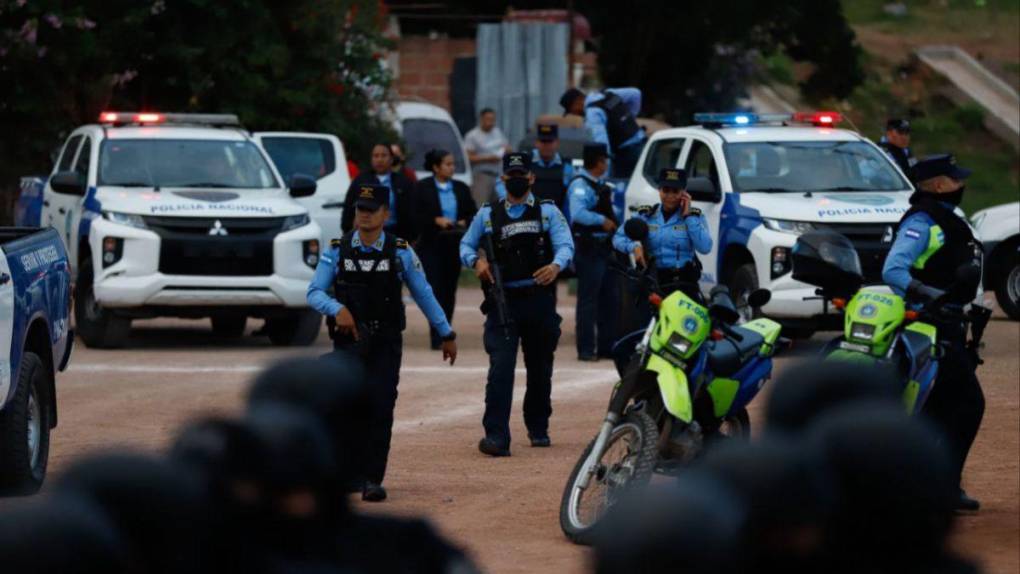 Así fue el despliegue policial en la inauguración del estado de excepción en la capital