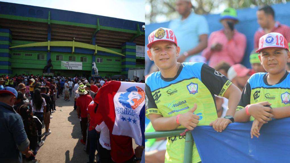 Corazones divididos, apasionadas aficiones y el ambientazo en el Olancho FC vs Olimpia