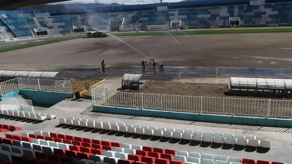 Cambio de grama, nuevas butacas y otras mejoras en el Estadio Nacional