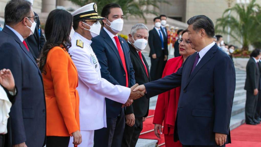 Cálido recibimiento: así fue el encuentro entre Xiomara Castro y Xi Jinping en China