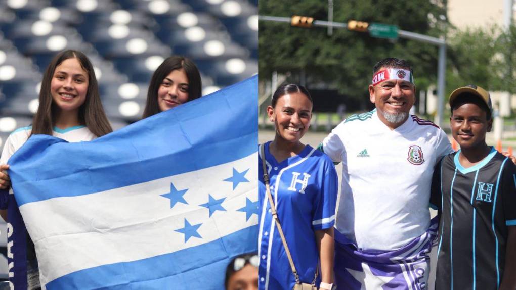 Gran ambiente: aficionados llegan al NRG Stadium para presenciar el Honduras-México en la Copa Oro 2023