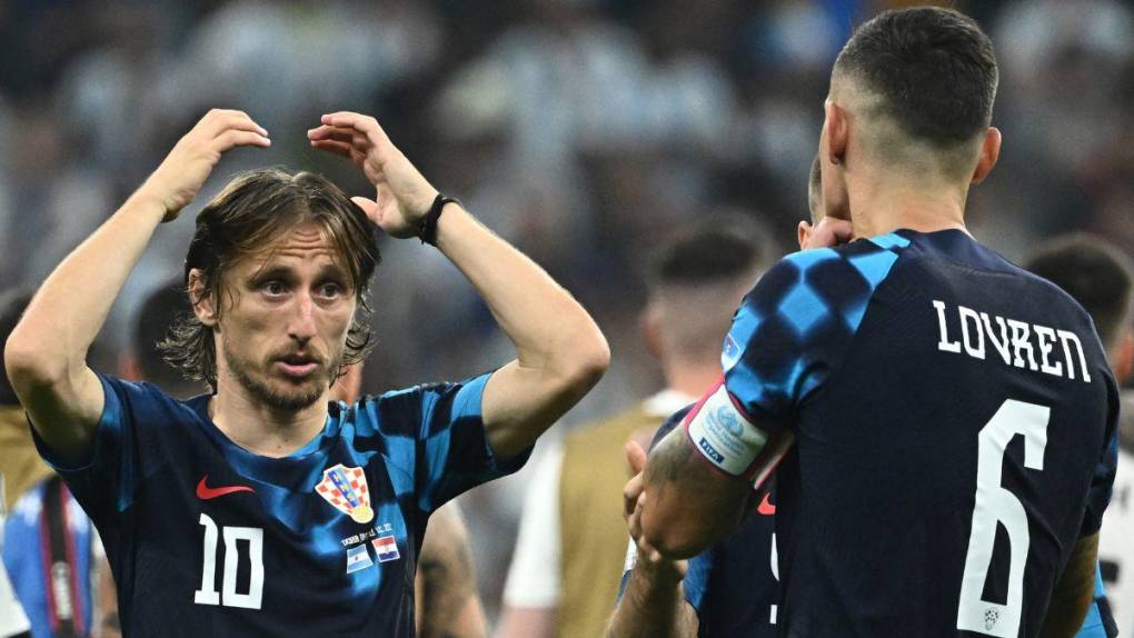 Amargo adiós: las lágrimas de Modric tras caer eliminado ante Argentina