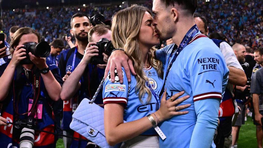 El beso de Grealish, abrazo del jeque a Pep y la novia de Haaland: lo que no se vio del Manchester City-Inter