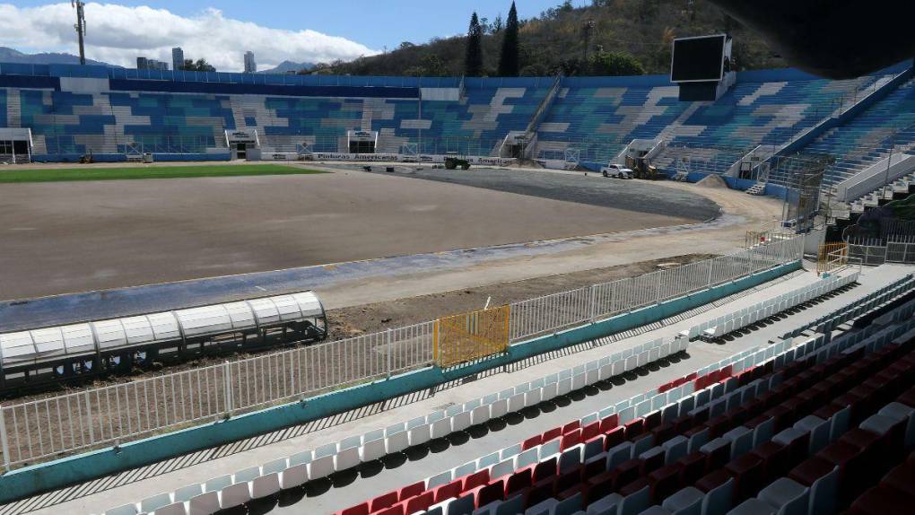 Cambio de grama, nuevas butacas y otras mejoras en el Estadio Nacional