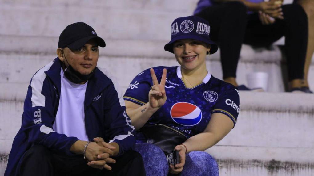 Las Bellezas que asistieron al partido entre Motagua y Pachuca