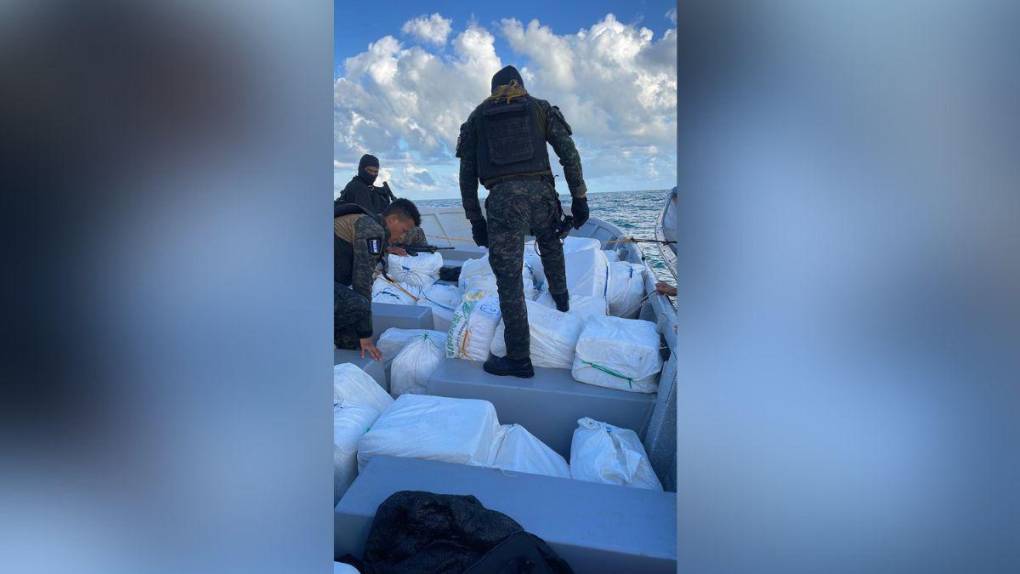 Ruta del narcotráfico: así fue el traslado de droga incautada en embarcación en La Mosquitia