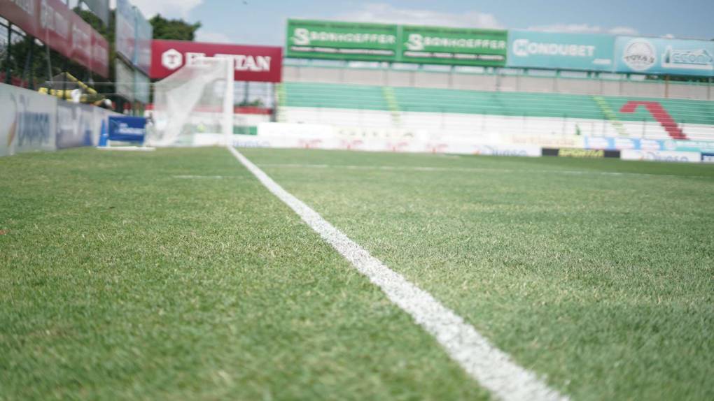 Así quedó la cancha del estadio Yankel Rosenthal tras mejoras ¡100% natural!