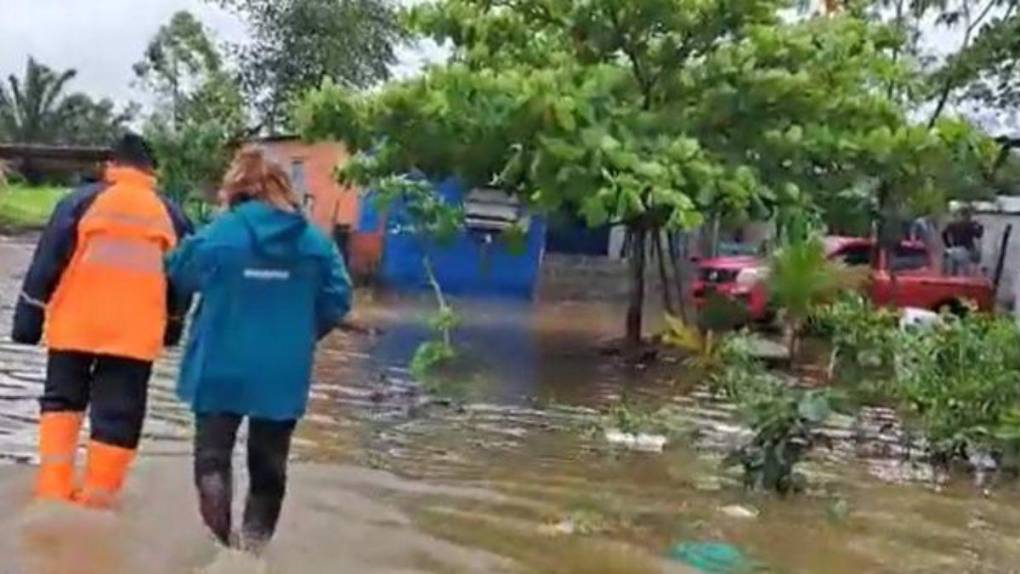 Desbordamientos, evacuaciones y emergencia: las imágenes de las inundaciones en Cortés