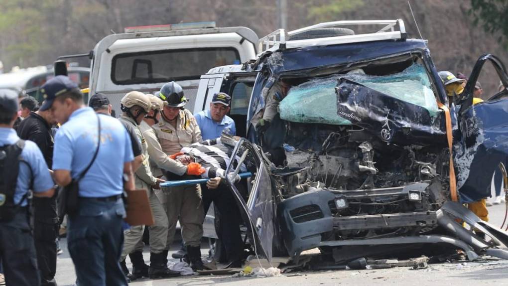 Fallido intento de rebasar provocó fatalidad en cuesta La India, carretera a Olancho