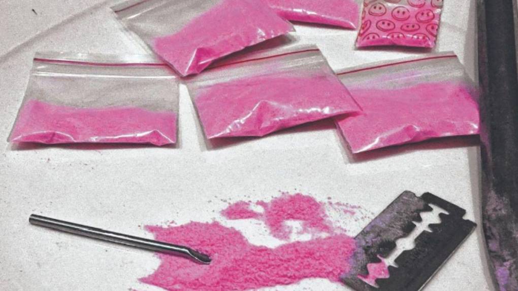 ¿Qué es la “tusibi” o cocaína rosa, la droga que se ha detectado en Choluteca?