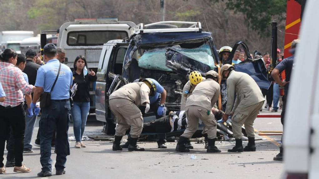 Fallido intento de rebasar provocó fatalidad en cuesta La India, carretera a Olancho