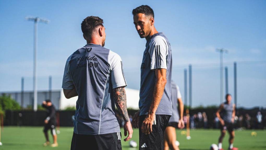 ¡Con pasillo incluido! Así fue el primer entrenamiento de Messi con el Inter Miami