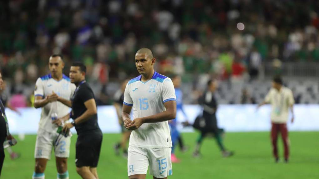 Tristeza y decepción: los rostros de los jugadores de Honduras tras caer ante México en la Copa Oro 2023