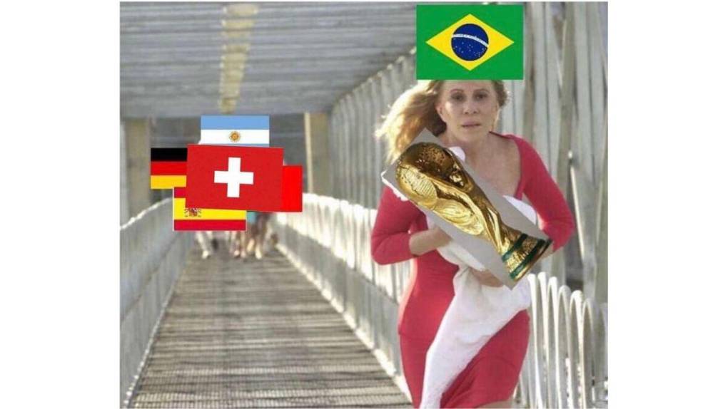 Para morir de risa: los mejores memes del Brasil vs Suiza