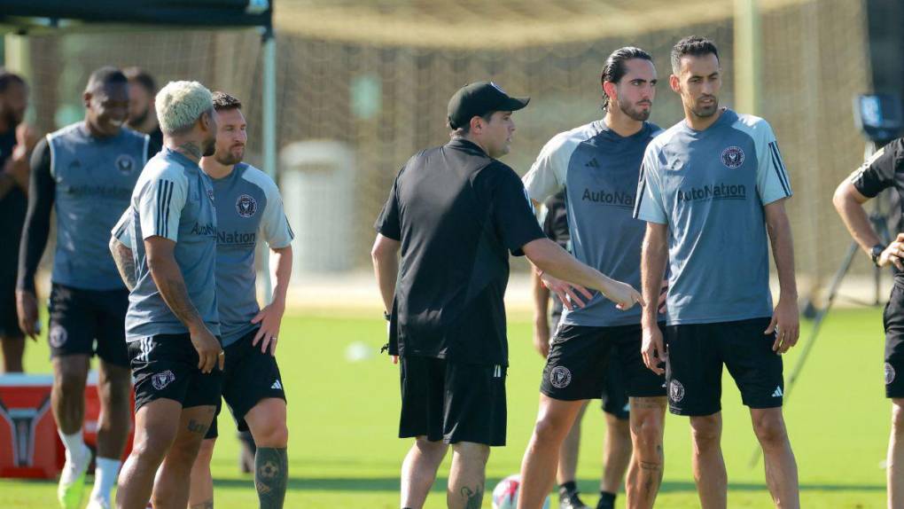 ¡Con pasillo incluido! Así fue el primer entrenamiento de Messi con el Inter Miami