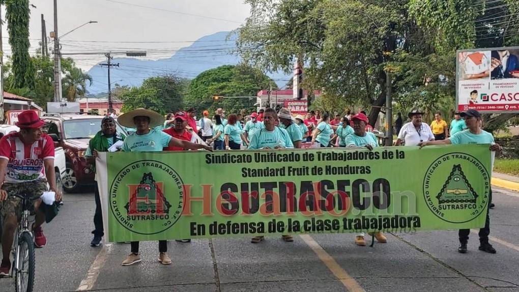 Día del Trabajador 2022: imágenes de las marchas del 1 de mayo en Honduras