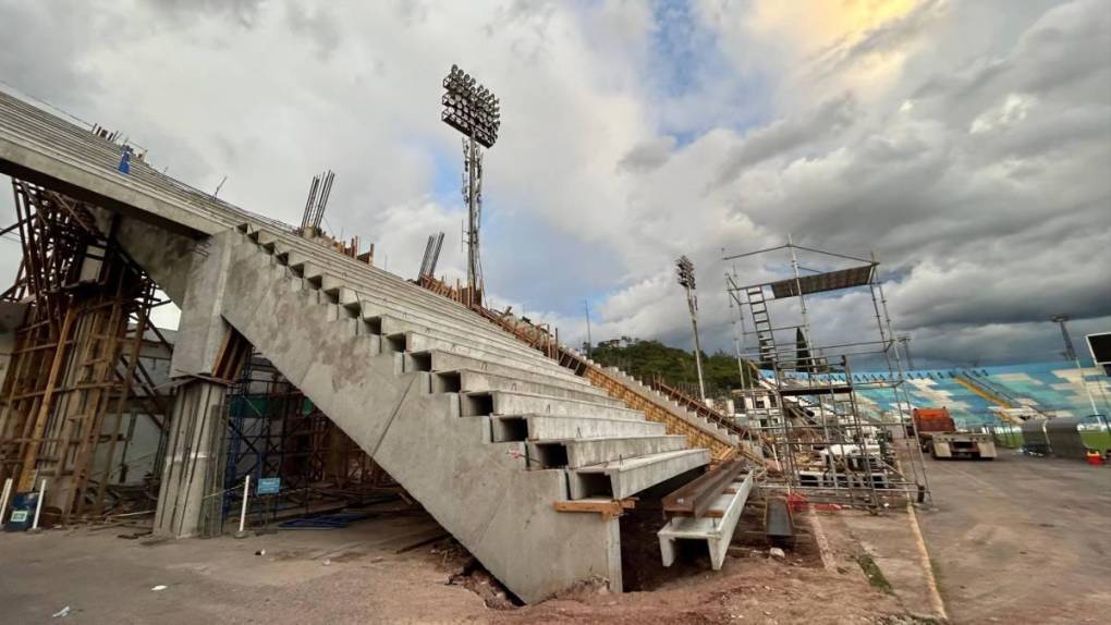 FOTOS: Así luce el Estadio Nacional con las primeras graderías instaladas ¡Hay avances!